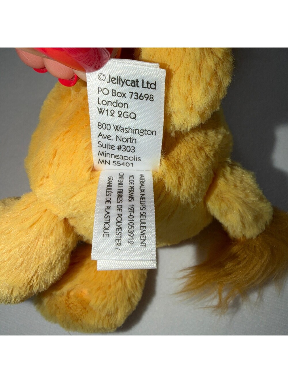RETIRED Jellycat Bashful Lion - Small - Picture 8 of 9